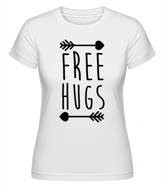 Free Hugs - Shirtinator Frauen T-Shirt - Weiß - Vorn