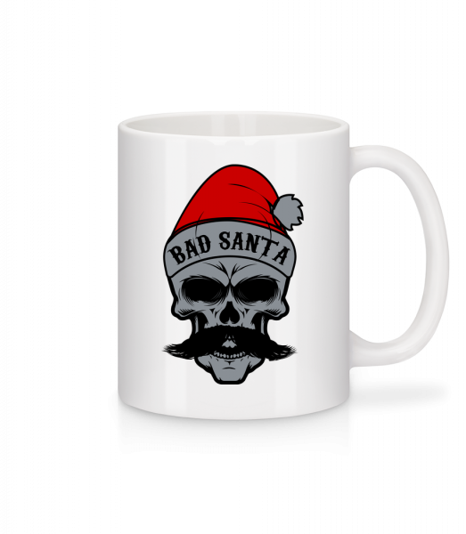 Bad Santa Skull - Tasse - Weiß - Vorn