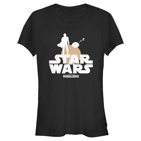 Star Wars - The Mandalorian - The Child Sunset Duo - Frauen T-Shirt - Schwarz - Vorne