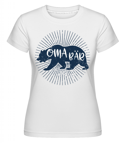 Oma Bär - Shirtinator Frauen T-Shirt - Weiß - Vorn