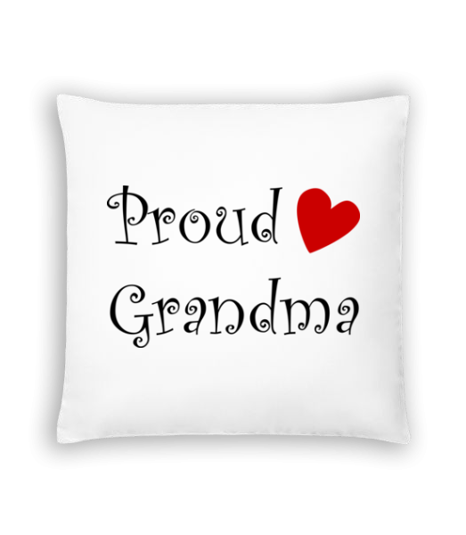 Proud Grandma - Kissen - Weiß - Vorne