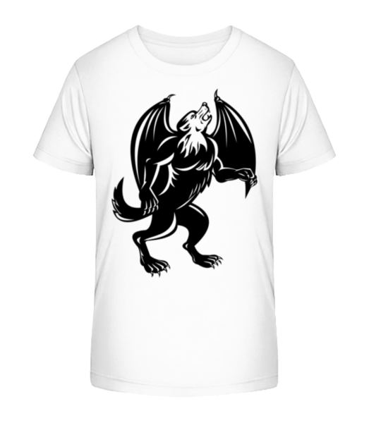 Gothic Monster Black - Kinder Bio T-Shirt Stanley Stella - Weiß - Vorne