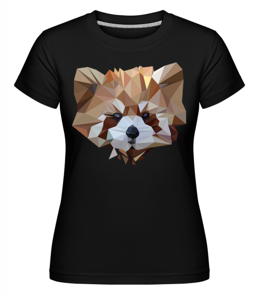 Polygon Bär - Shirtinator Frauen T-Shirt - Schwarz - Vorn