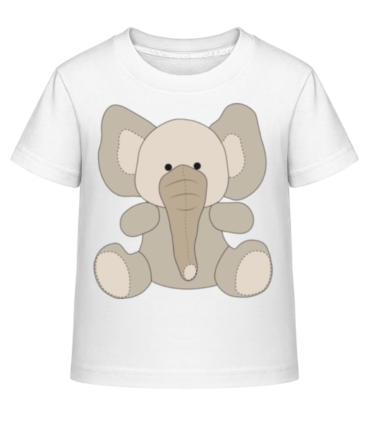 Baby Comic  - Elefant - Kinder Shirtinator T-Shirt - Weiß - Vorne