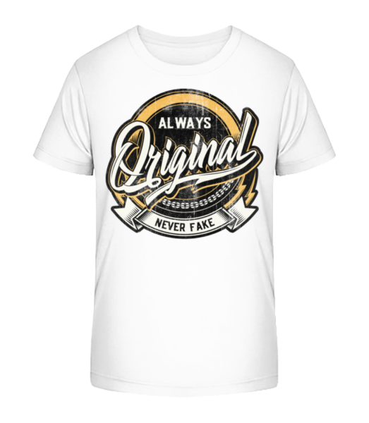 Always Original - Kinder Bio T-Shirt Stanley Stella - Weiß - Vorne