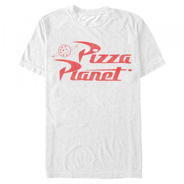 Pixar - Toy Story - Pizza Planet - Männer T-Shirt - Weiß - Vorne