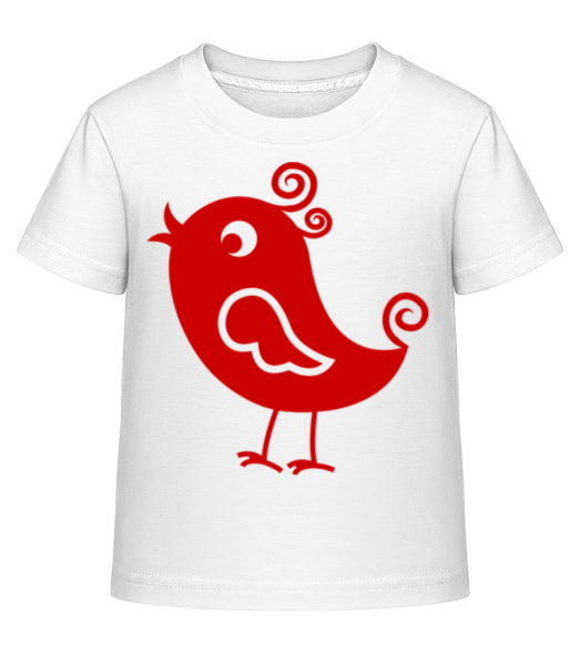 Easter Bird Icon - Kinder Shirtinator T-Shirt - Weiß - Vorne