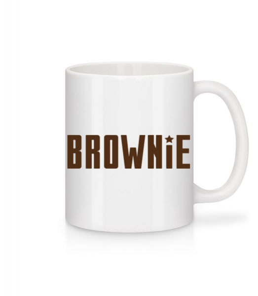 Brownie - Tasse - Weiß - Vorne