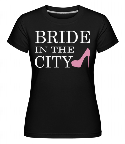 Bride In The City - Shirtinator Frauen T-Shirt - Schwarz - Vorn