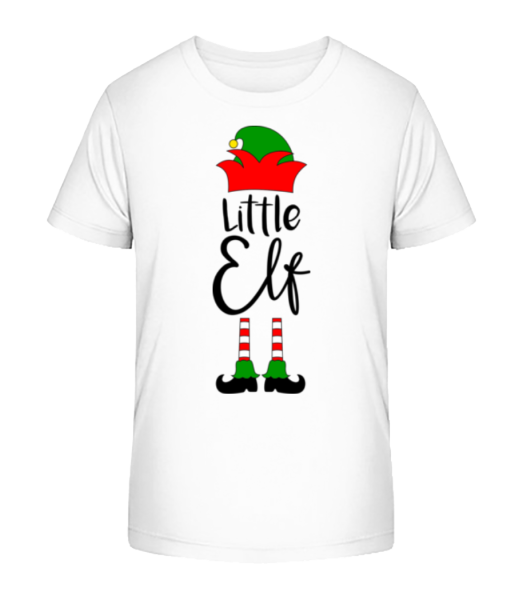 Little Elf - Kinder Bio T-Shirt Stanley Stella - Weiß - Vorne