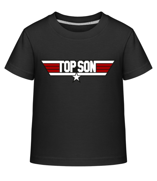 Top Son - Kinder Shirtinator T-Shirt - Schwarz - Vorne