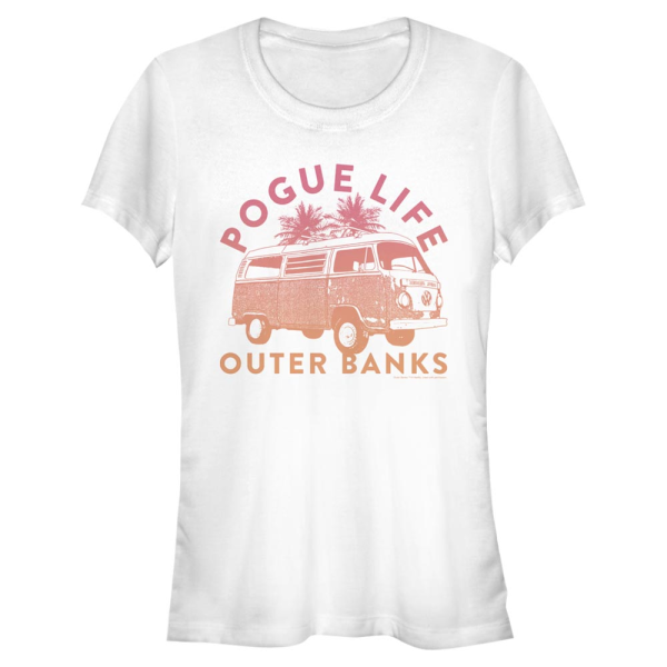 Netflix - Outer Banks - Logo Pogue Life - Frauen T-Shirt - Weiß - Vorne