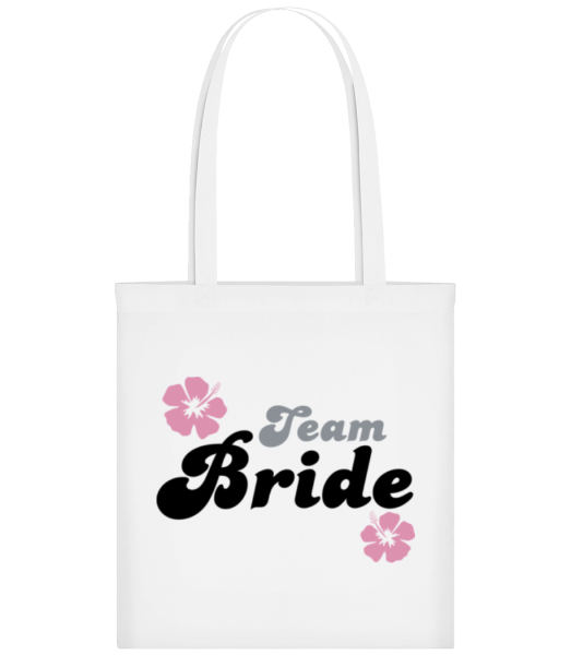 Team Bride - Stofftasche - Weiß - Vorne