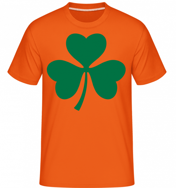 Ireland Cloverleaf - Shirtinator Männer T-Shirt - Orange - Vorn