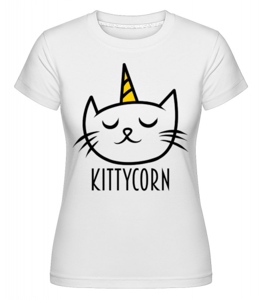 Kittycorn - Shirtinator Frauen T-Shirt - Weiß - Vorne