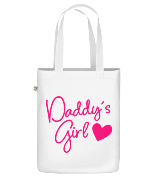Daddy's Girl - Bio Tasche - Weiß - Vorne