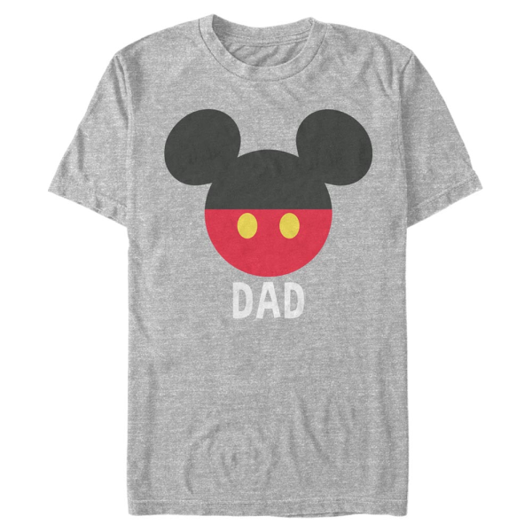 Disney Classics - Micky Maus - Mickey Mouse Dad Pants - Vatertag - Männer T-Shirt - Grau meliert - Vorne