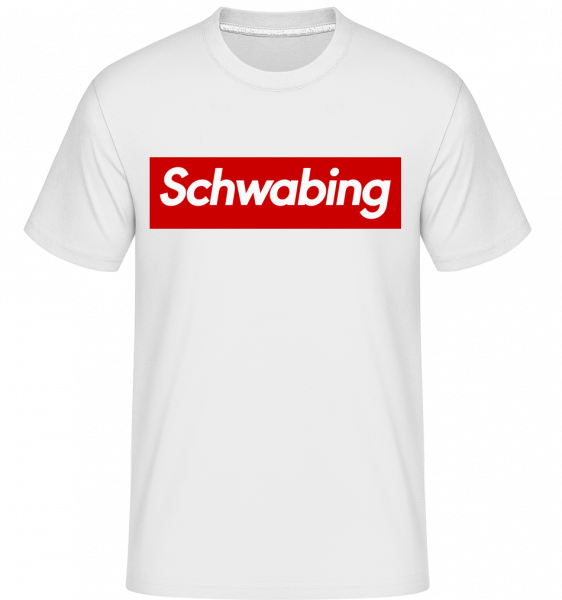 Schwabing - Shirtinator Männer T-Shirt - Weiß - Vorn