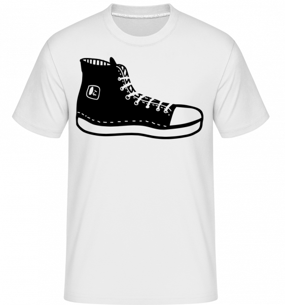 Hipster Schuhe - Shirtinator Männer T-Shirt - Weiß - Vorn