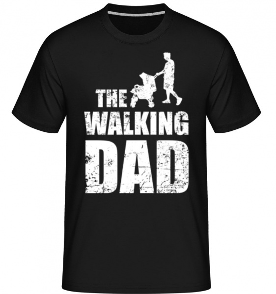 The Walking Dad - Shirtinator Männer T-Shirt - Schwarz - Vorne