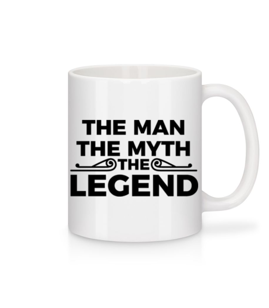 The Man The Myth The Legend - Tasse - Weiß - Vorne