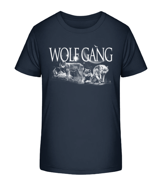 Wolf Gang - Kinder Bio T-Shirt Stanley Stella - Marine - Vorne