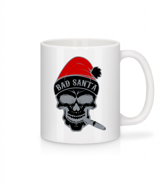 Bad Santa Skull - Tasse - Weiß - Vorn