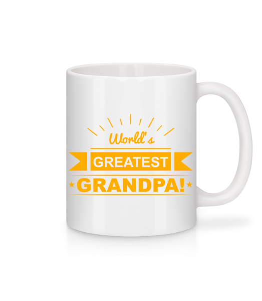 World's Greatest Grandpa - Tasse - Weiß - Vorn