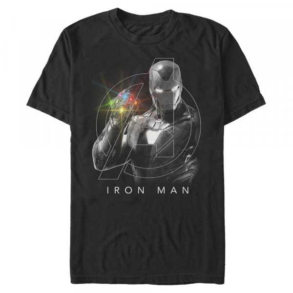 Marvel - Avengers Endgame - Iron Man Only One - Männer T-Shirt - Schwarz - Vorne