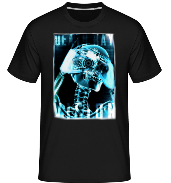 Röntgen Skelett - Shirtinator Männer T-Shirt - Schwarz - Vorne