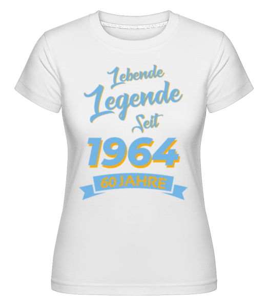 60 Lebende Legende 1964 - Shirtinator Frauen T-Shirt - Weiß - Vorne