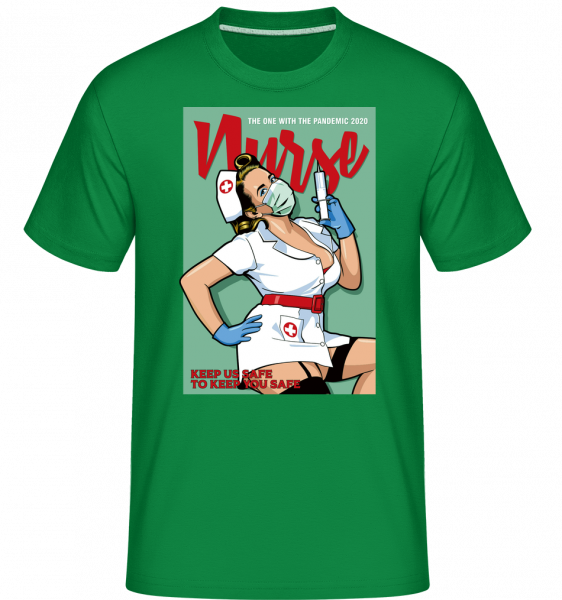 Nurse - Shirtinator Männer T-Shirt - Irischgrün - Vorn