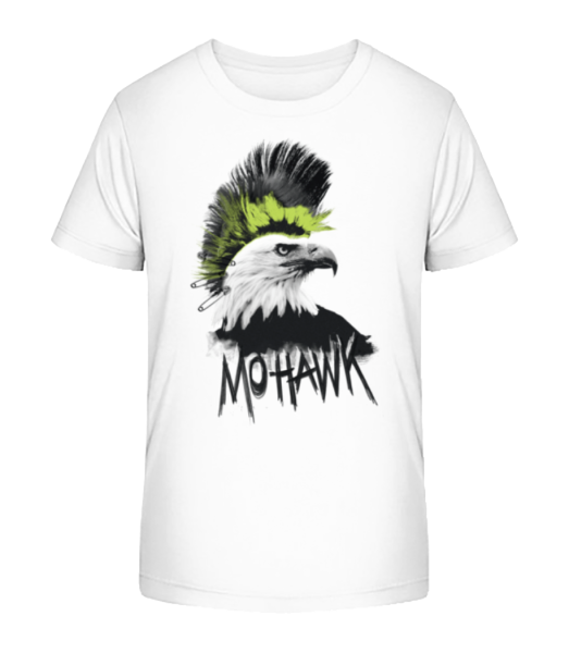 Mohawk - Kinder Bio T-Shirt Stanley Stella - Weiß - Vorne