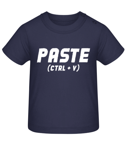 Paste - Baby T-Shirt - Marine - Vorne