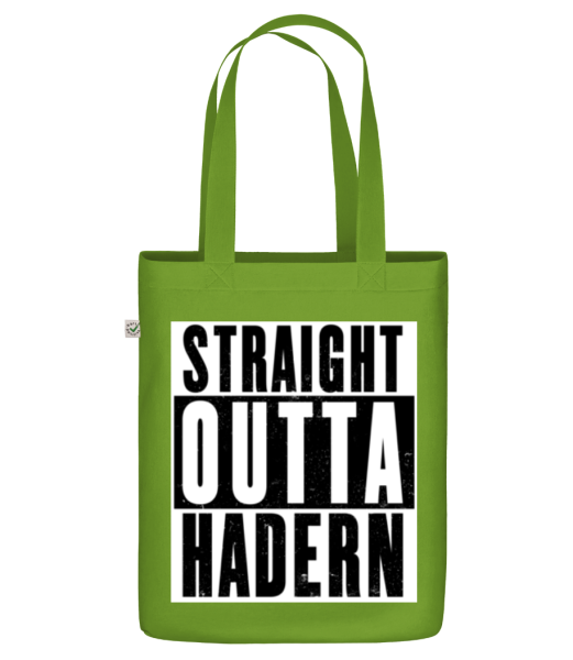 Straight Outta Hadern - Bio Tasche - Olive - Vorne