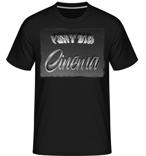 Very Big Cinema - Shirtinator Männer T-Shirt - Schwarz - Vorne