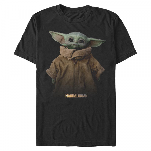 Star Wars - The Mandalorian - The Child Full Size - Männer T-Shirt - Schwarz - Vorne