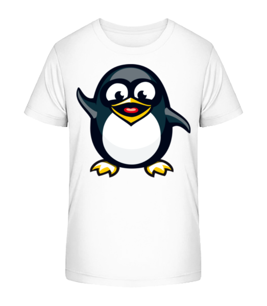 Penguin Kids - Kinder Bio T-Shirt Stanley Stella - Weiß - Vorne