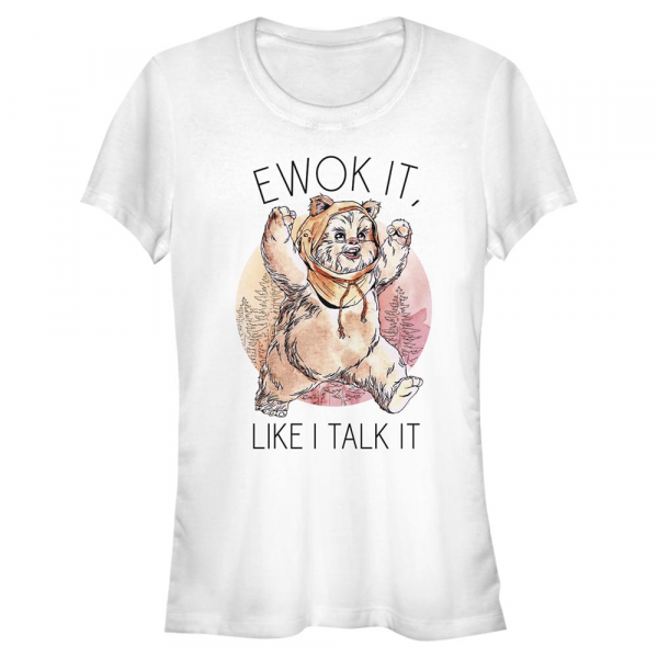Star Wars - Ewoks It - Frauen T-Shirt - Weiß - Vorne