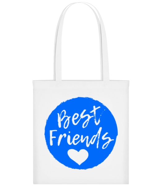 Best Friends Love - Stofftasche - Weiß - Vorne