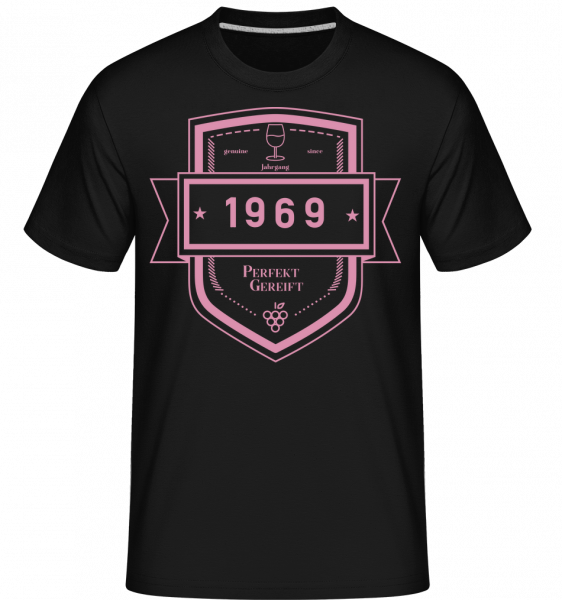 Perfekt Gereift 1969 - Shirtinator Männer T-Shirt - Schwarz - Vorn