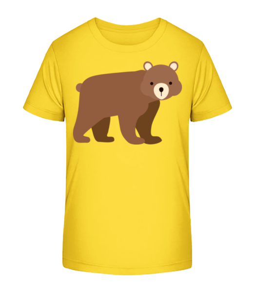 Baby Bär - Kinder Bio T-Shirt Stanley Stella - Gelb - Vorne