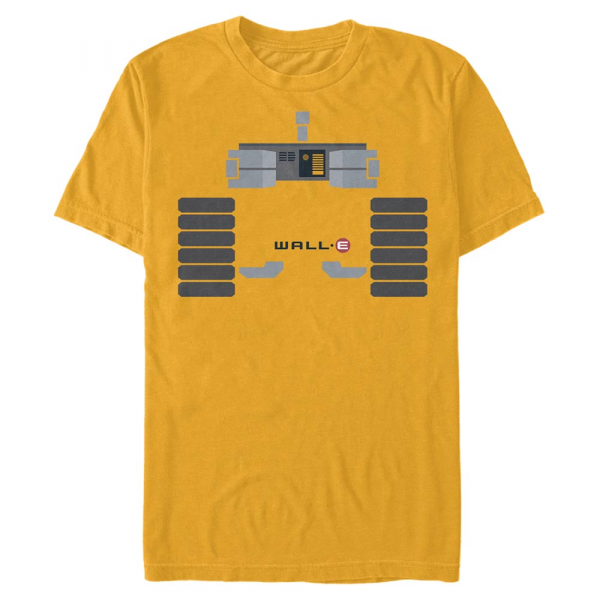 Pixar - Wall-E - Wall-e Body - Männer T-Shirt - Gelb - Vorne