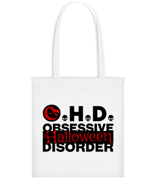Obsessive Halloween Disorder - Stofftasche - Weiß - Vorne