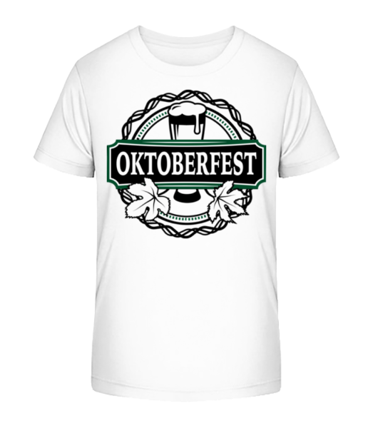 Oktoberfest - Kinder Bio T-Shirt Stanley Stella - Weiß - Vorne