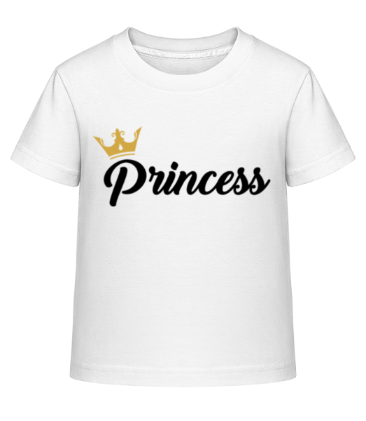 Princess - Kinder Shirtinator T-Shirt - Weiß - Vorne