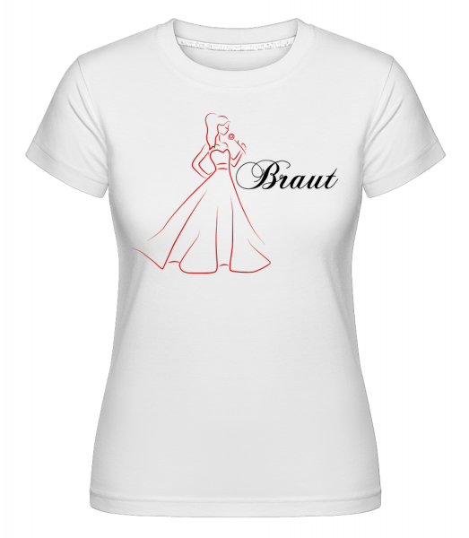 Bride Icon Red - Shirtinator Frauen T-Shirt - Weiß - Vorn