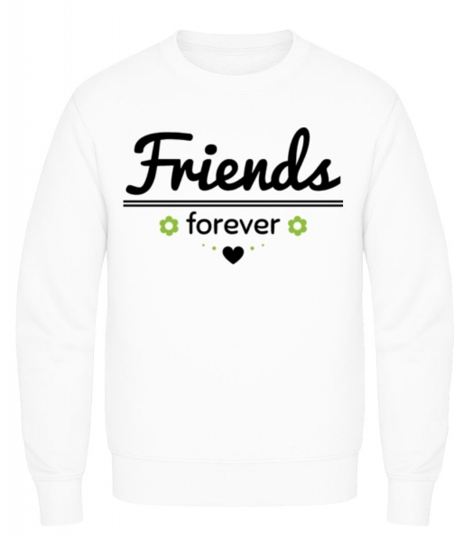 Friends Forever - Männer Pullover - Weiß - Vorne