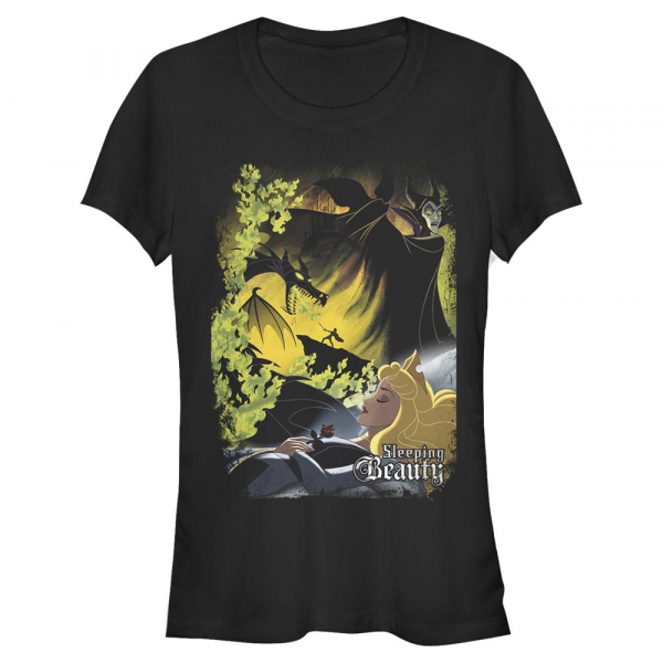 Disney - Dornröschen - Skupina Sleeping Poster - Frauen T-Shirt - Schwarz - Vorne