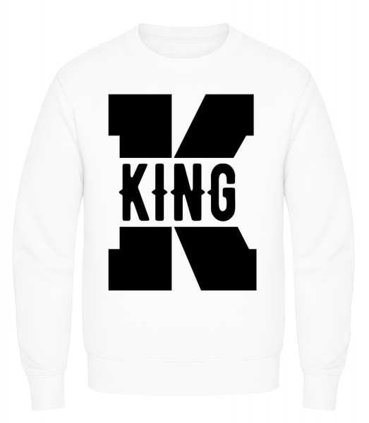King K - Männer Pullover AWDis - Weiß - Vorn